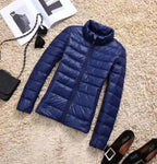 90% Ultra light duck down jackets women 2021 new Hooded winter coat nowadaysfashion