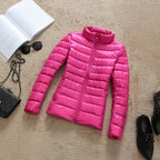 90% Ultra light duck down jackets women 2021 new Hooded winter coat nowadaysfashion