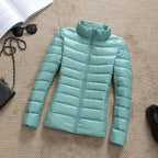90% Ultra light duck down jackets women 2021 new Hooded winter coat nowadaysfashion