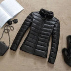 90% Ultra light duck down jackets women 2021 new Hooded winter coat nowadaysfashion