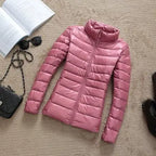 90% Ultra light duck down jackets women 2021 new Hooded winter coat nowadaysfashion