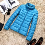 90% Ultra light duck down jackets women 2021 new Hooded winter coat nowadaysfashion