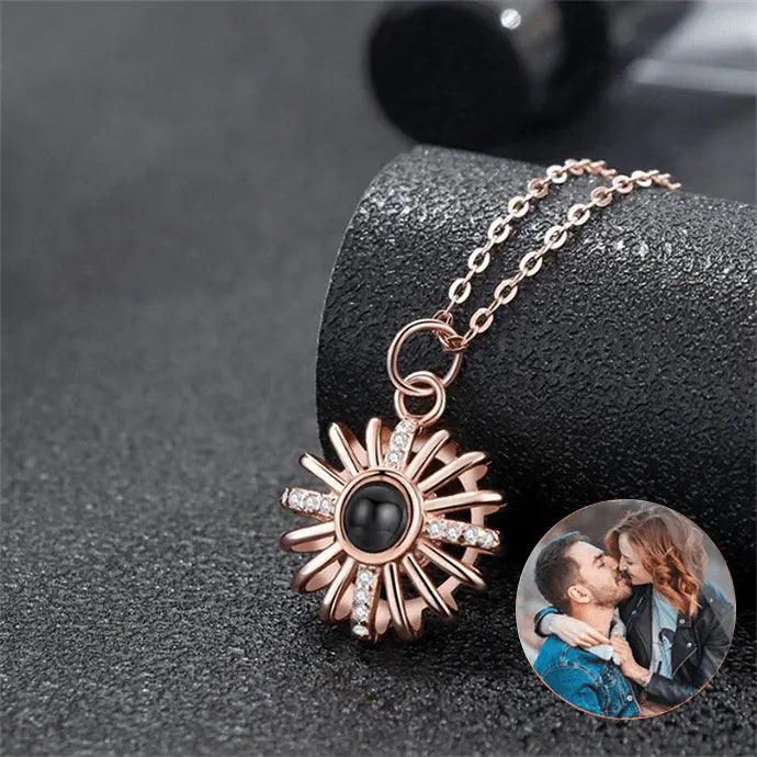 925 Silver Round Hollow Projection Necklace nowadaysfashion