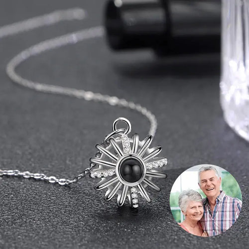 925 Silver Round Hollow Projection Necklace nowadaysfashion