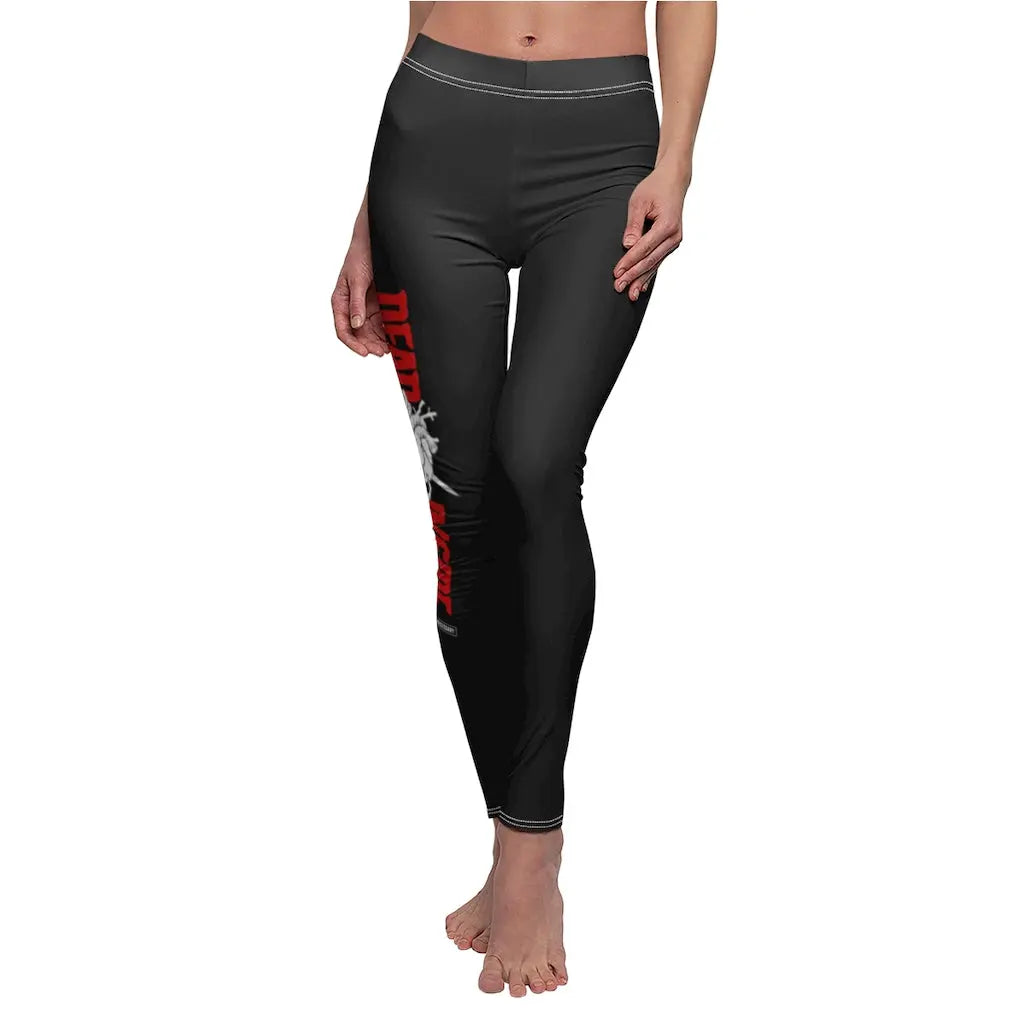 Dead Inside Leggings Black Any Means Necessary Clothing