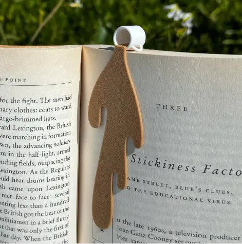Coffee Motif Bookmark Resin Durable Reading Accessory For Book Lovers Blade & Thread