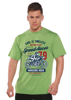 Speed Racer Spun Bamboo® Men's Bamboo Viscose/Organic Cotton Short Sleeve Graphic T-Shirt Spun Bamboo