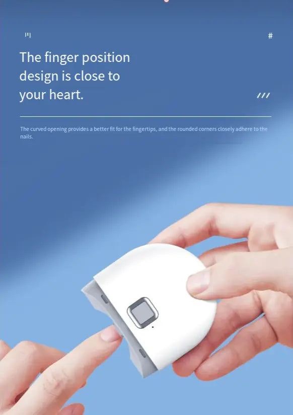 Electric Nail Clipper With Light Nail Polishing Machine Blade & Thread