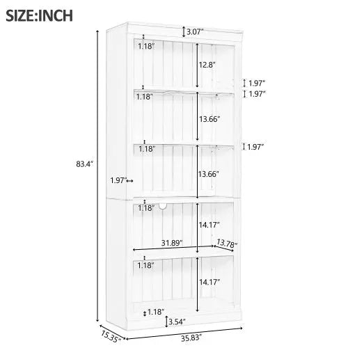 5 Tiers Of Home Decor Bookshelves Blade & Thread