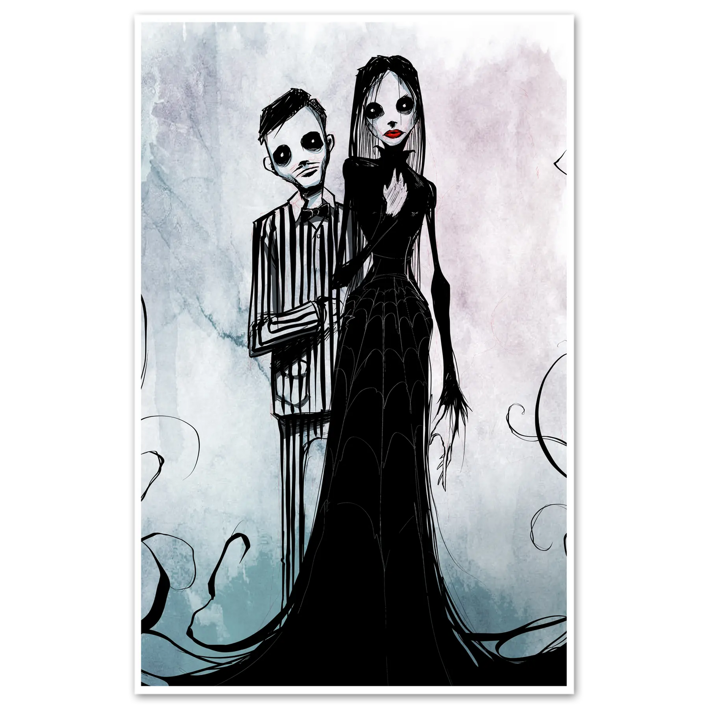 Addams Print Any Means Necessary Clothing