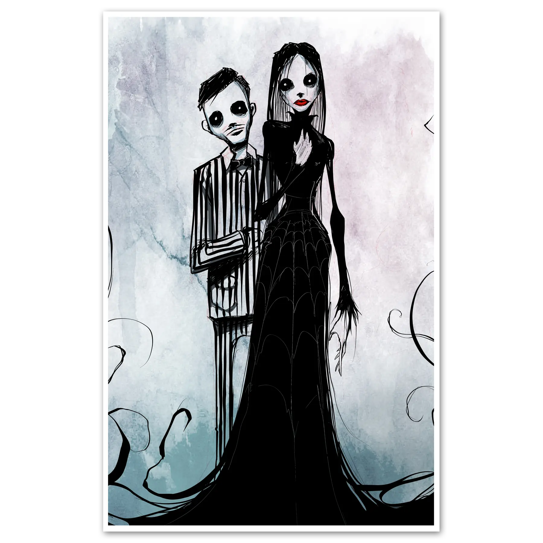 Addams Print Any Means Necessary Clothing