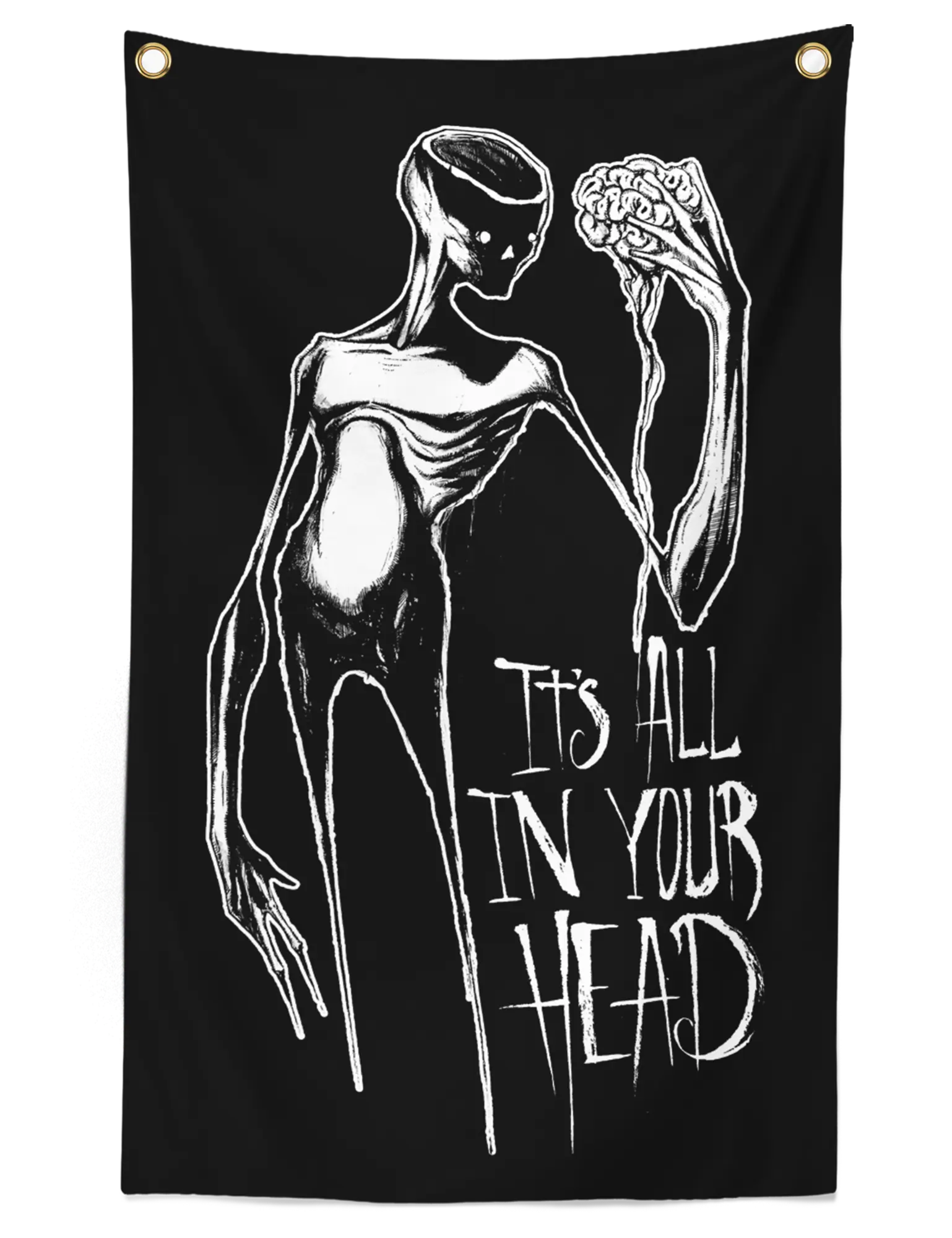 It's All In Your Head Banner Any Means Necessary Clothing