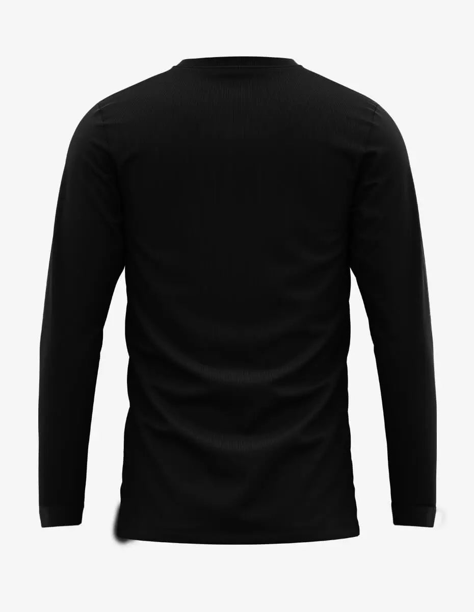 Black retro fleece jacket by SpectraUSA featuring a cozy fleece fabric and classic style, shown from the back.