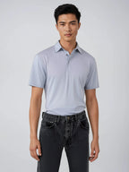 Men's SpectraUSA UPF 50 Performance Polo shirt, featuring lightweight fabric and classic fit, shown on a model.