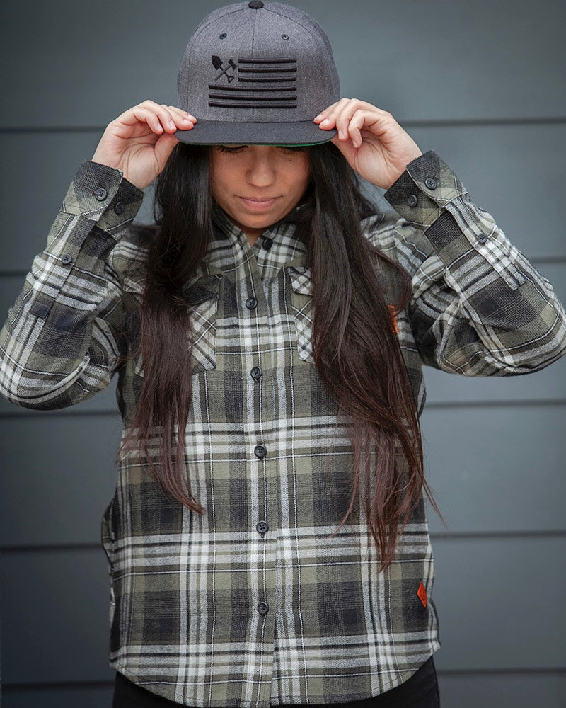 Campbell Women's Flannel Off The Grid Surplus