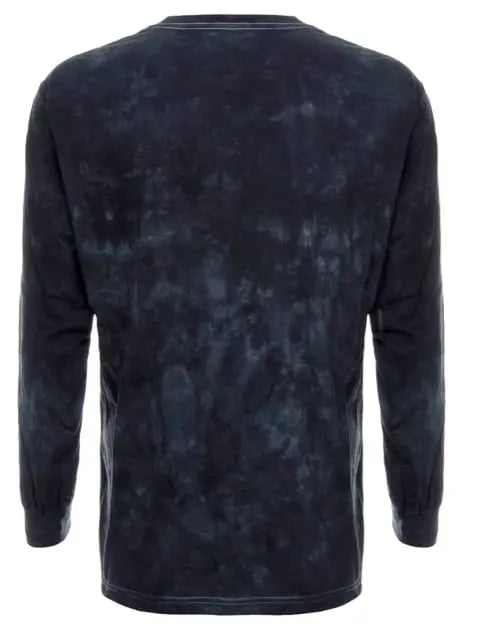 Back view of SpectraUSA Crystal Wash LS T-shirt featuring a crystal wash design on soft, comfortable fabric.