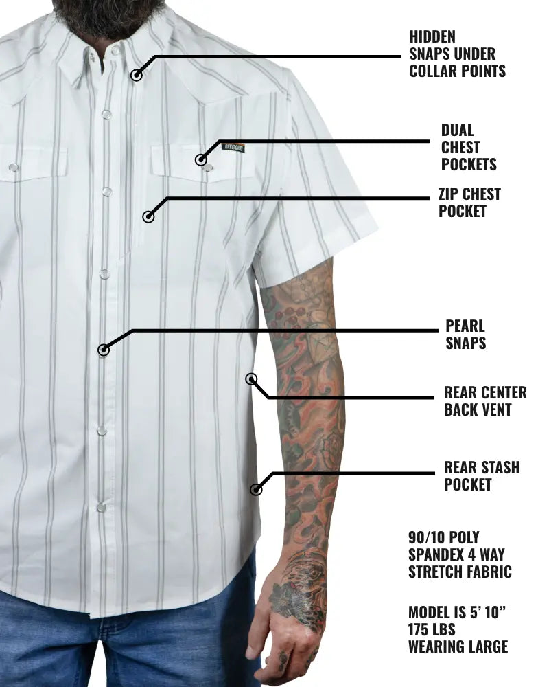 Daryll SS Shirt - White Off The Grid Surplus