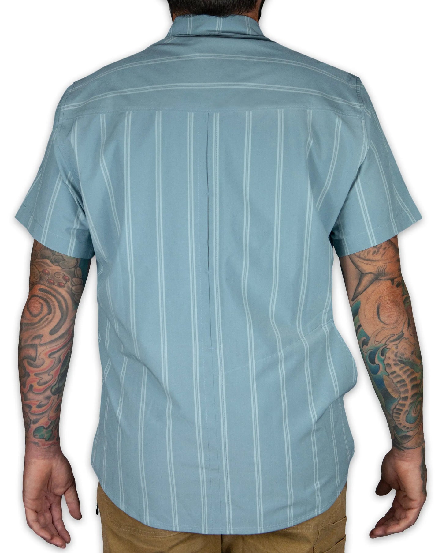 Daryll SS Shirt - Mid Blue Off The Grid Surplus