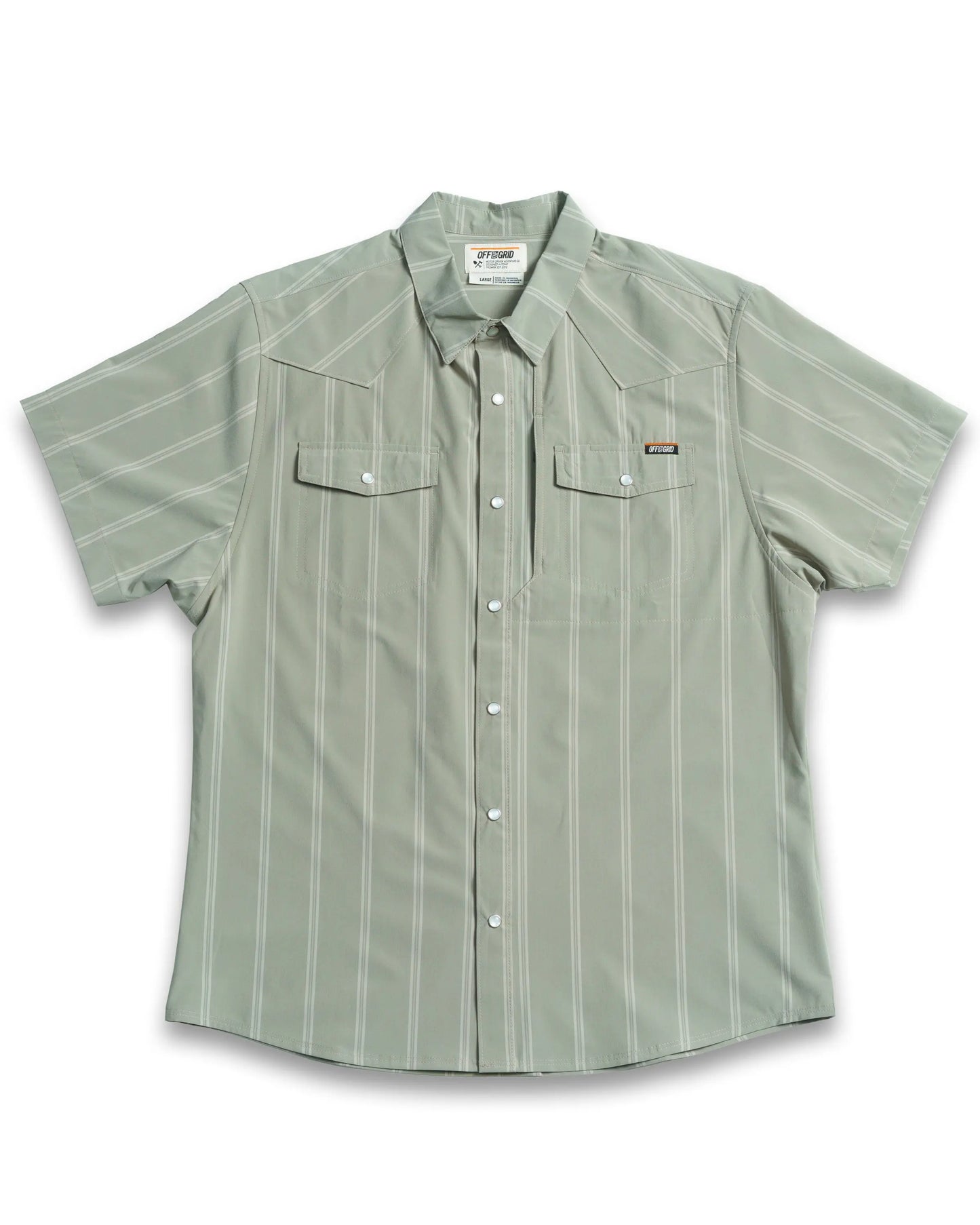 Daryll SS Shirt - Sage Green Off The Grid Surplus
