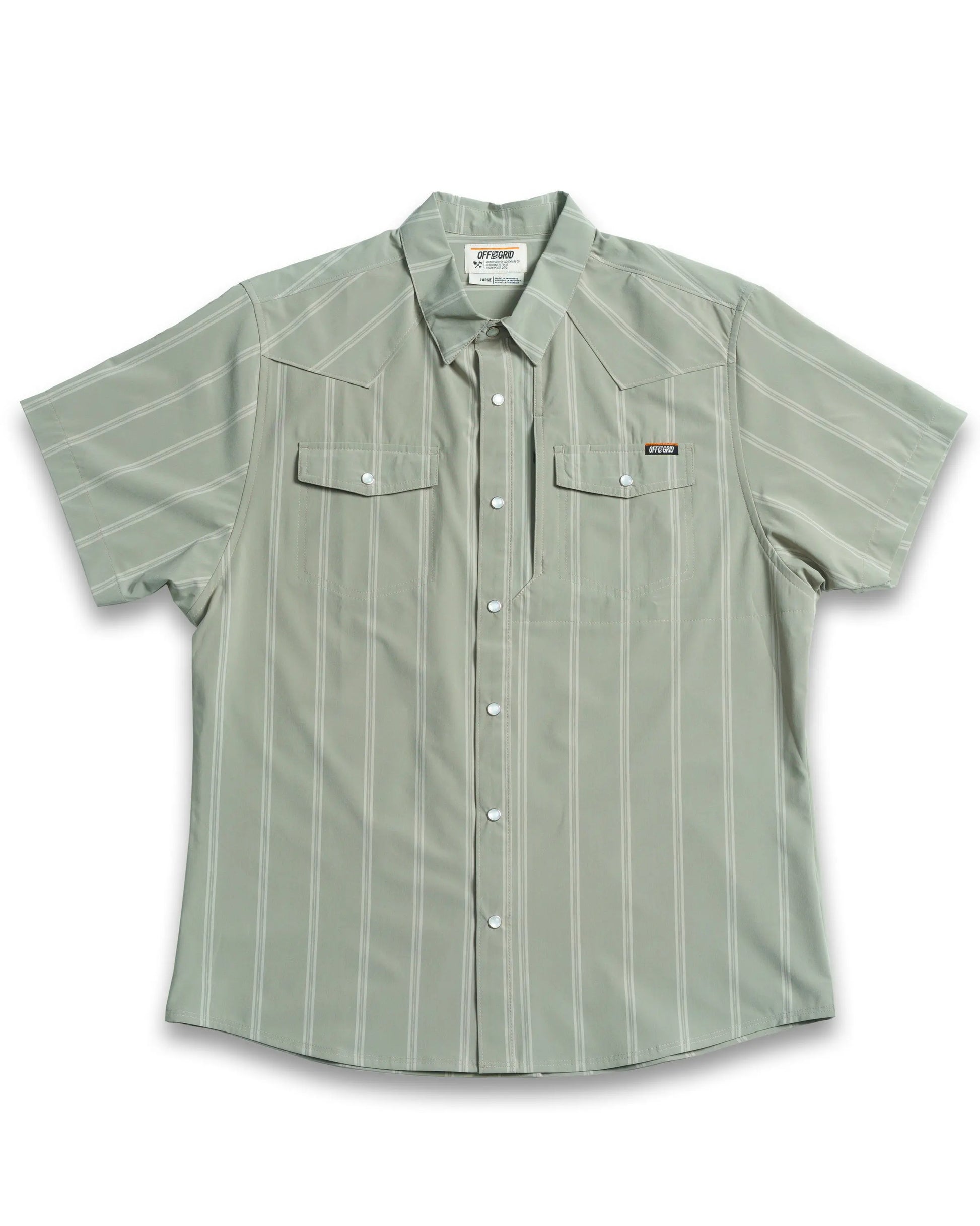 Daryll SS Shirt - Sage Green Off The Grid Surplus