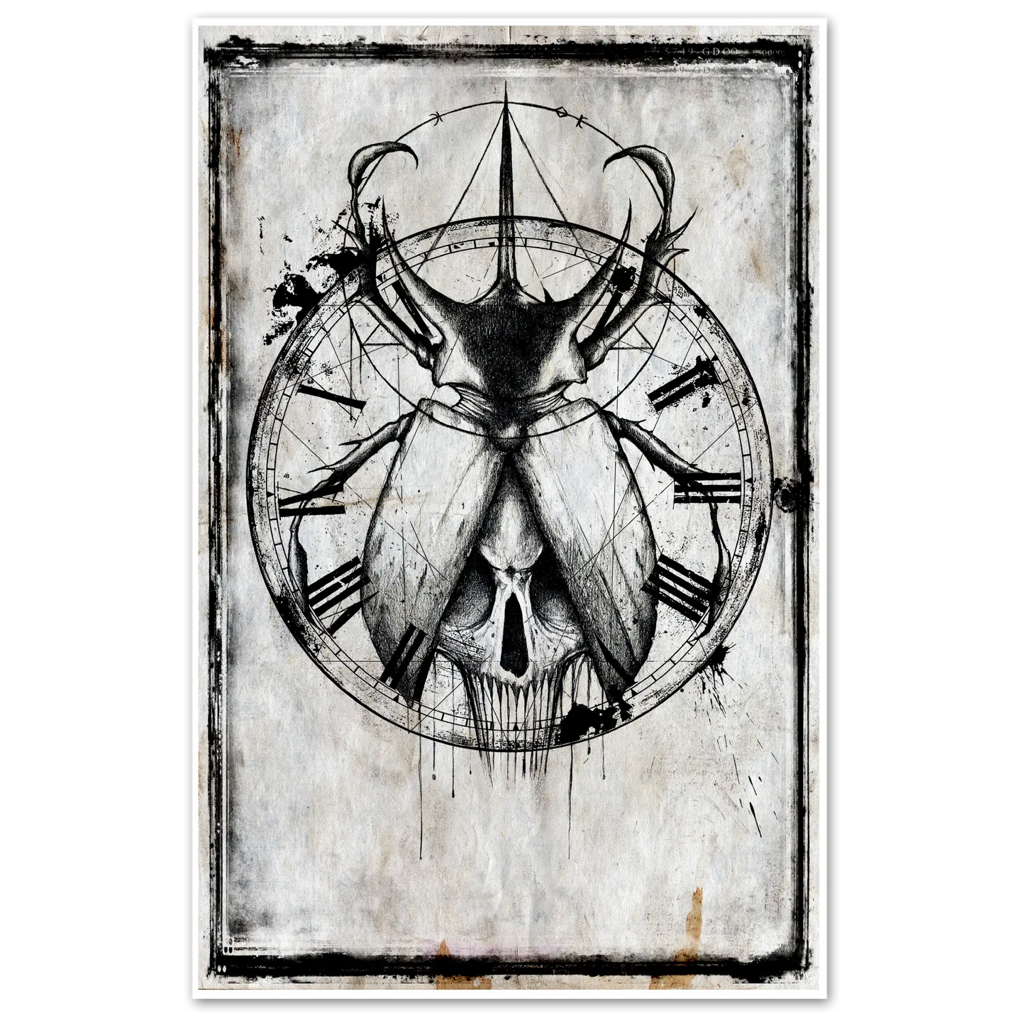 Death Beetle Print Any Means Necessary Clothing