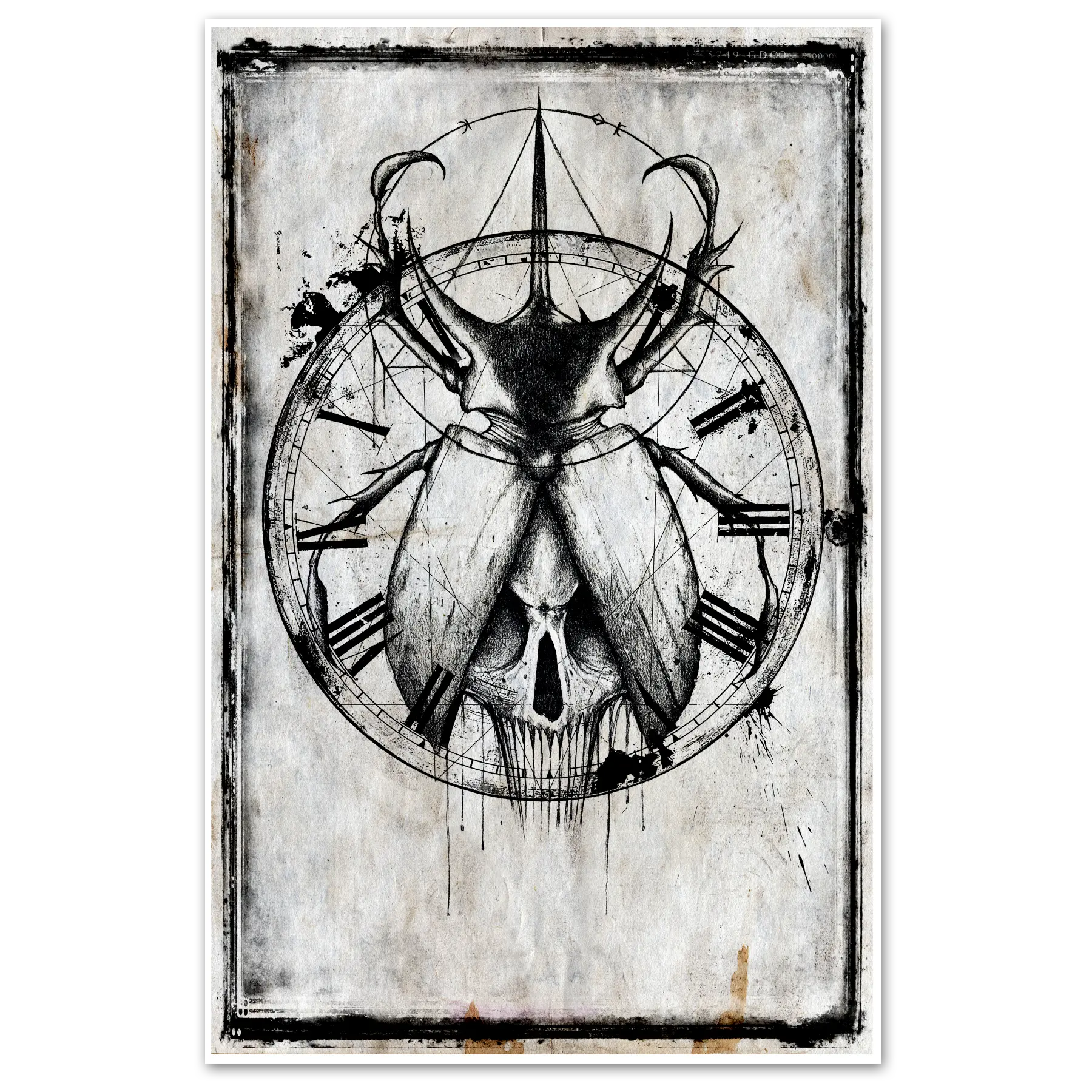 Death Beetle Print Any Means Necessary Clothing