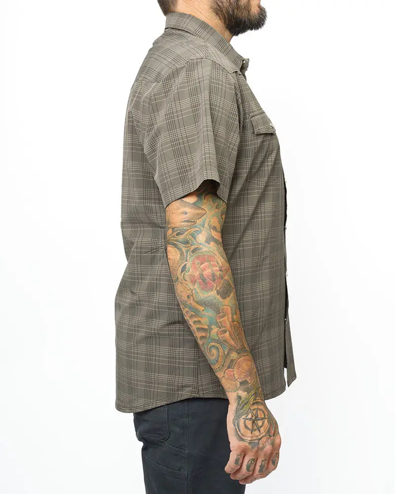 Deke SS Shirt - Beluga Brown Off The Grid Surplus