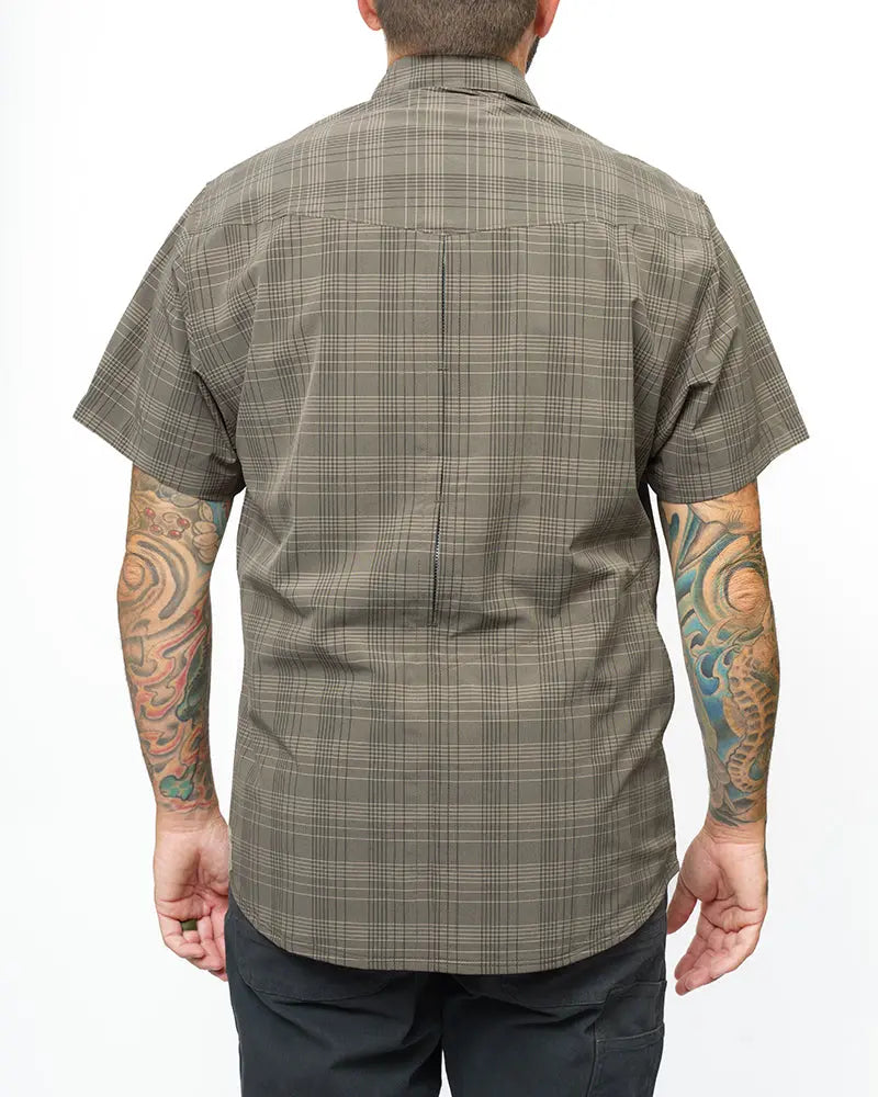Deke SS Shirt - Beluga Brown Off The Grid Surplus