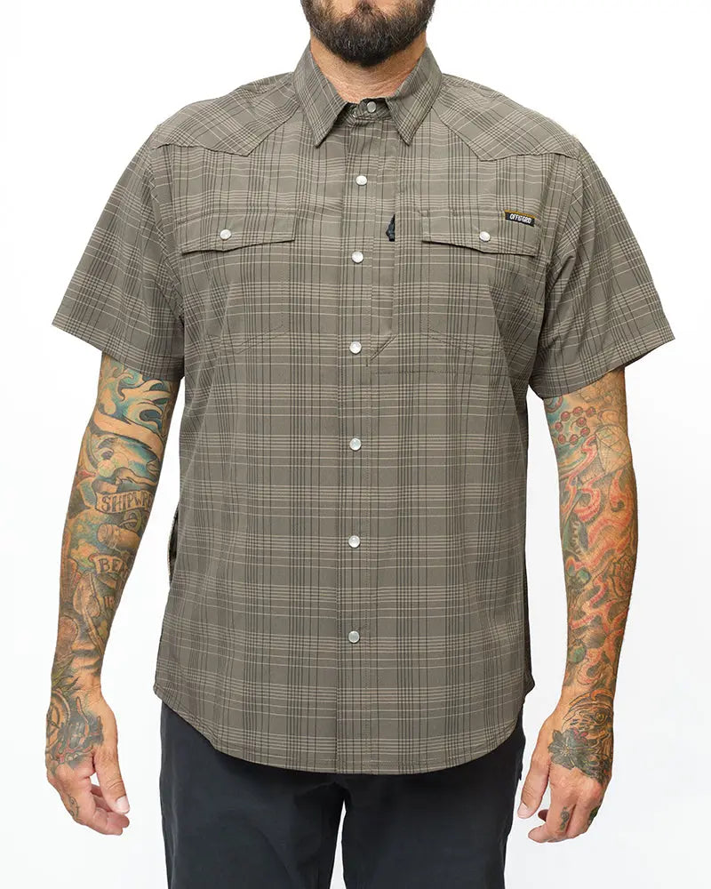 Deke SS Shirt - Beluga Brown Off The Grid Surplus
