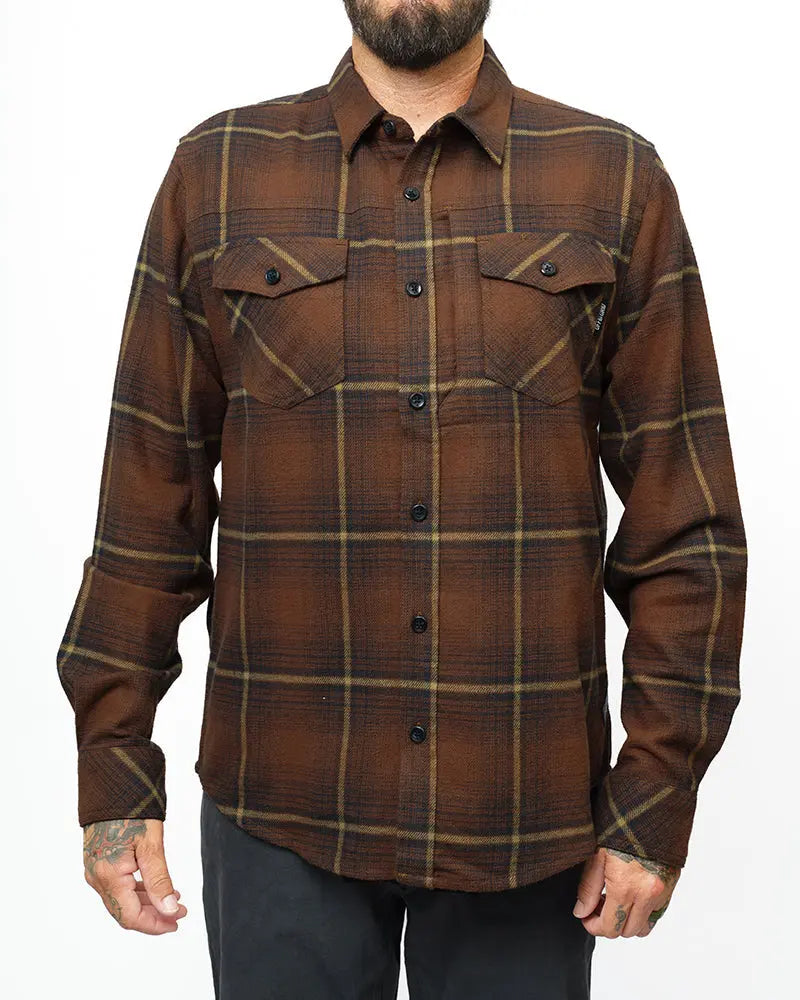 Destroyer Flannel - Burnt Brown Off The Grid Surplus