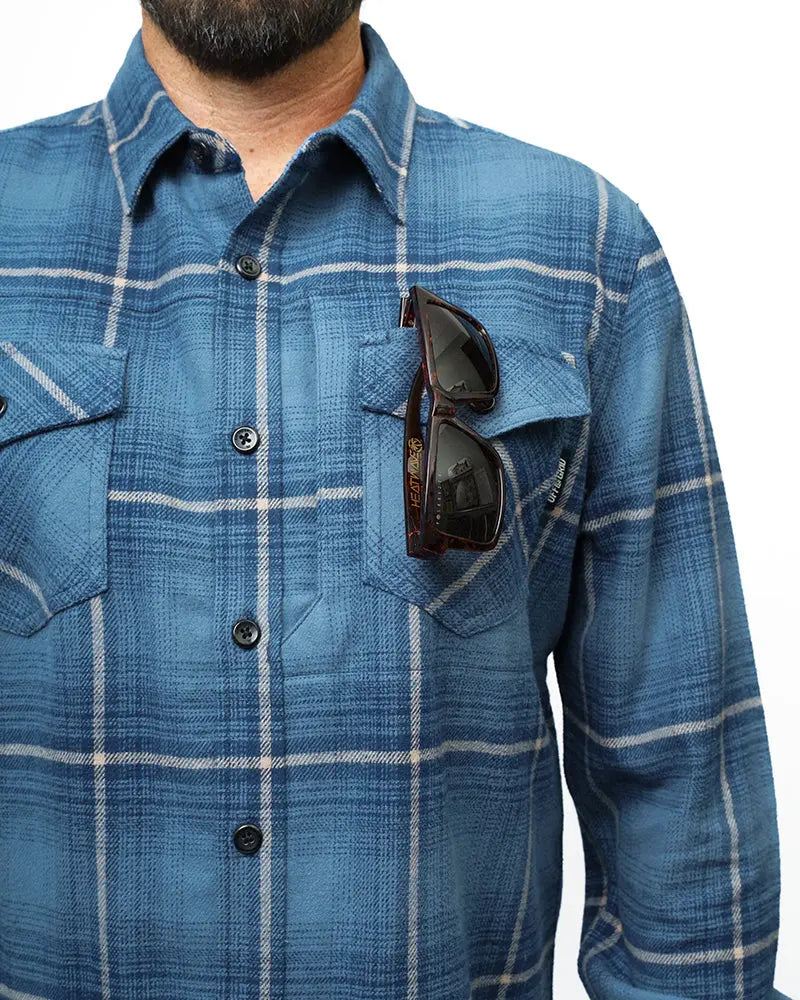Destroyer Flannel - Pale Blue Off The Grid Surplus