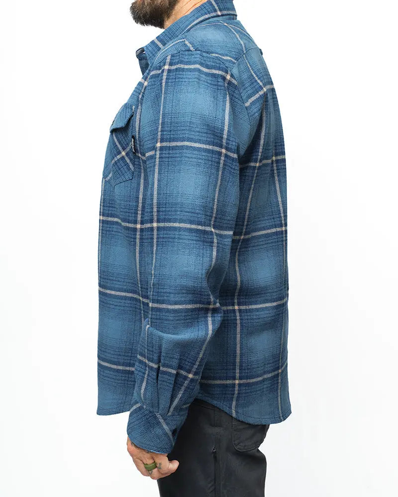 Destroyer Flannel - Pale Blue Off The Grid Surplus