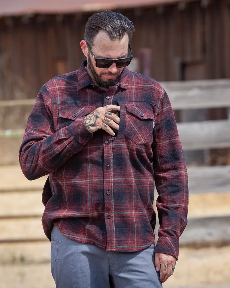 Destroyer Flannel - Black Off The Grid Surplus