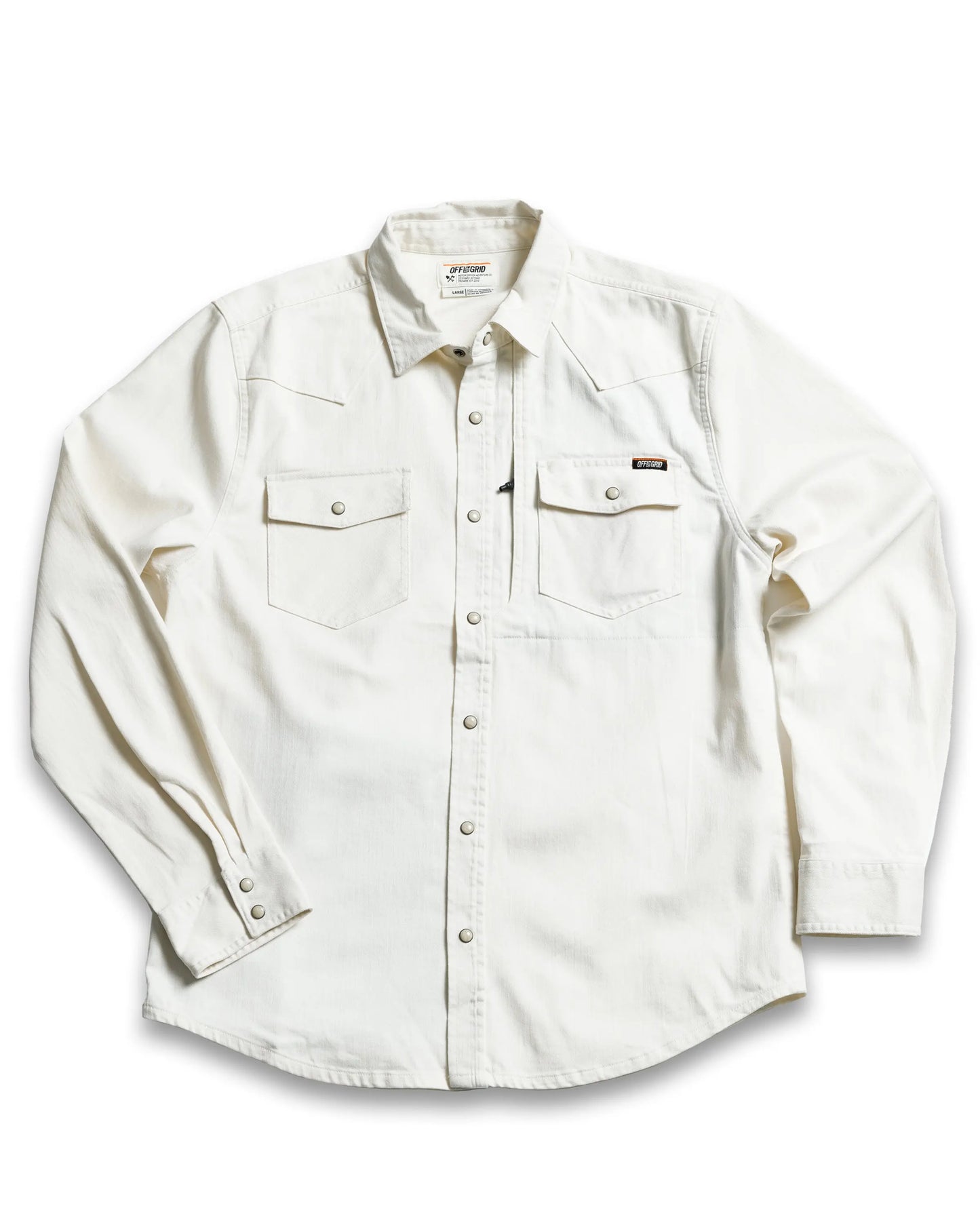 Earl Denim Shirt - Natural Off The Grid Surplus