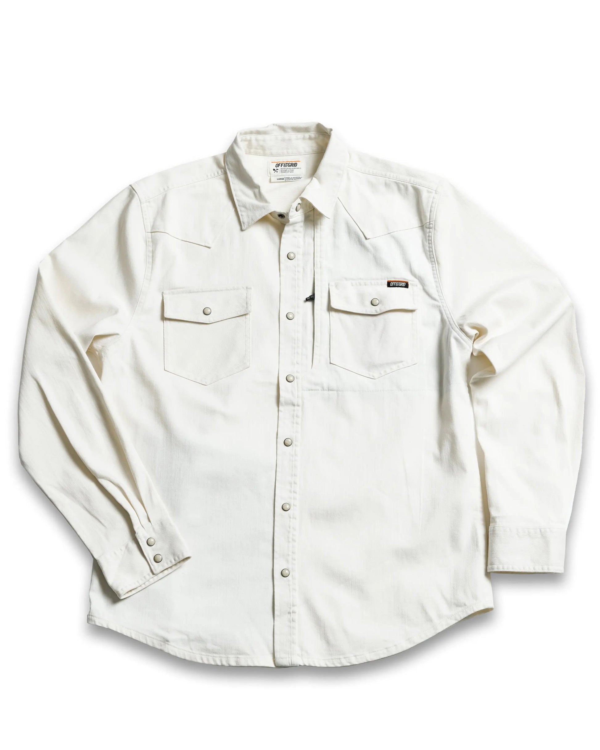 Earl Denim Shirt - Natural Off The Grid Surplus