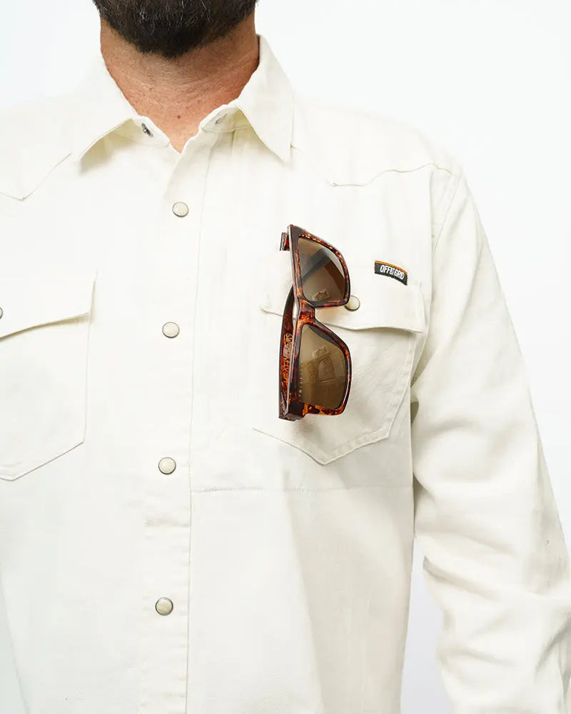 Earl Denim Shirt - Natural Off The Grid Surplus