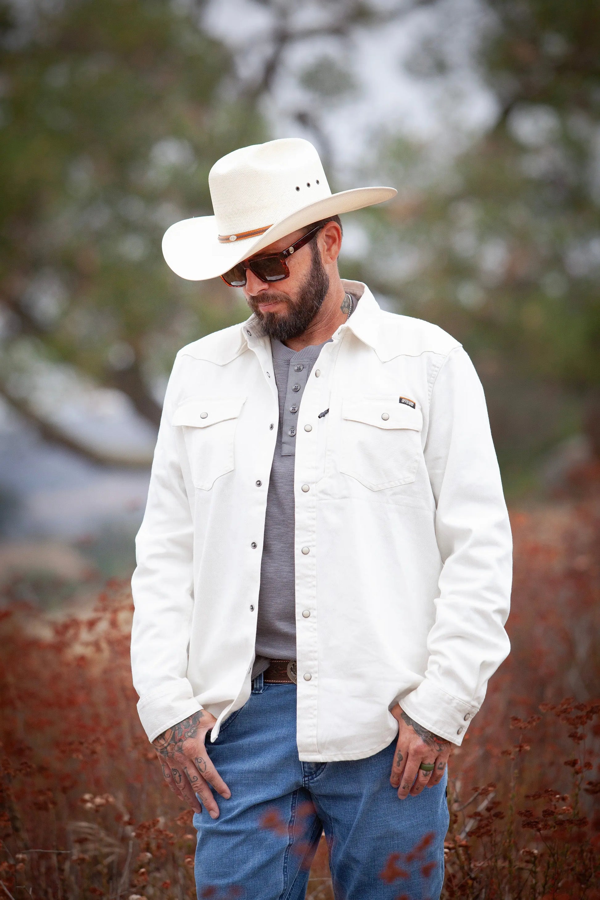 Earl Denim Shirt - Natural Off The Grid Surplus