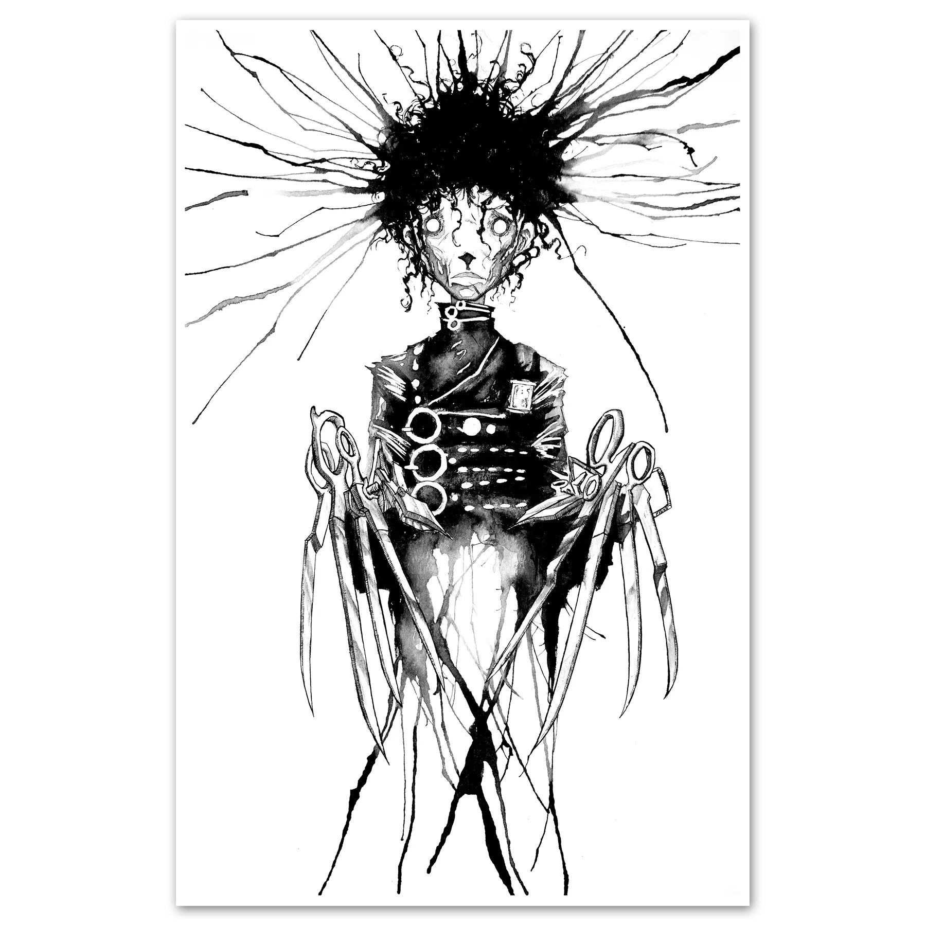 Edward Scissorhands Print Any Means Necessary Clothing