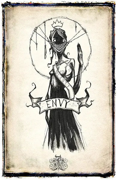 Se7en Deadly Sins Prints Any Means Necessary Clothing