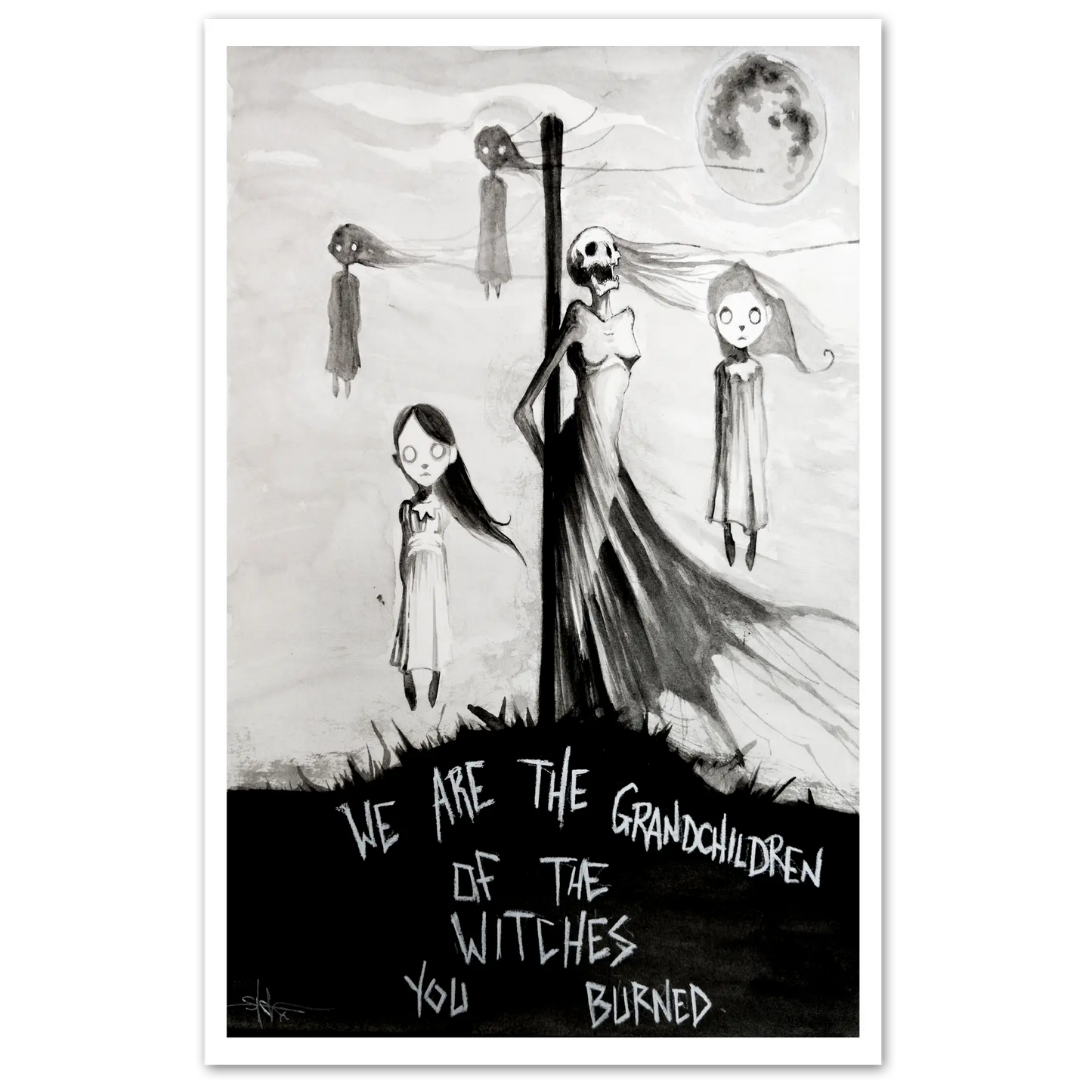 Grandchildren of Witches Print Any Means Necessary Clothing