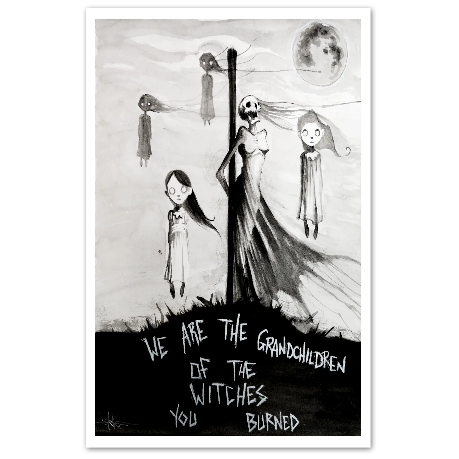 Grandchildren of Witches Print Any Means Necessary Clothing