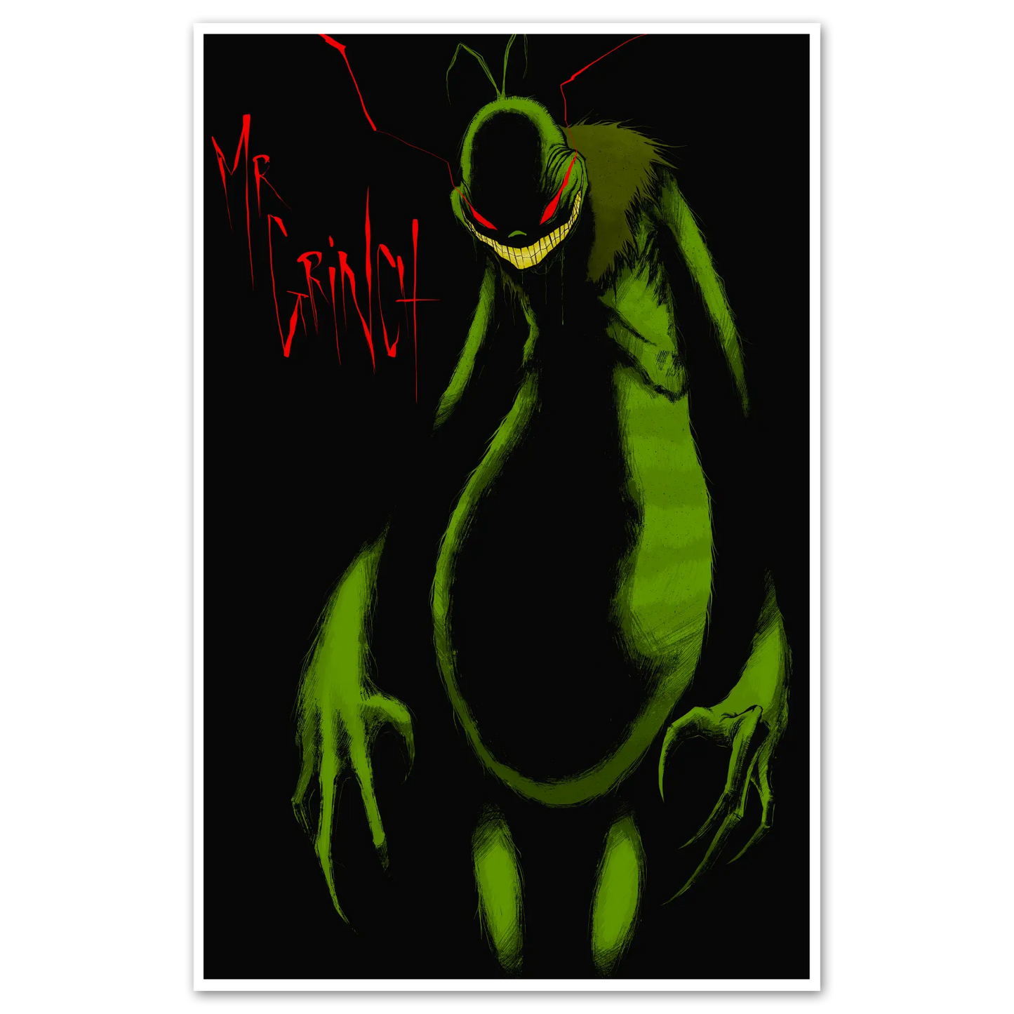 Grinch Print Any Means Necessary Clothing
