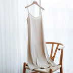 Women'S Dress Summer Spaghetti Satin Long Party Dresses For New Year 2022 Midi Robe Plus Size nowadaysfashion