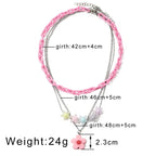 Candy Color Gummy Mini Bear Cartoon Necklace for Women Girls Birthday Jewelry Gifts nowadaysfashion