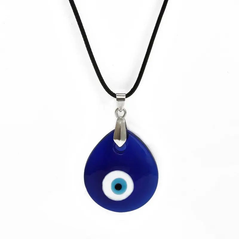 Turkish Evil Eye Pendant Choker Necklace Lucky Blue Evil Eyes Clavicle Chain Necklace nowadaysfashion