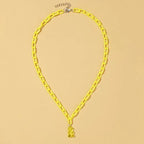 Candy Color Gummy Mini Bear Cartoon Necklace for Women Girls Birthday Jewelry Gifts nowadaysfashion