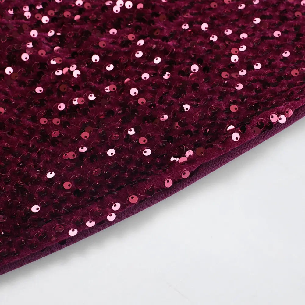 Elegant Sequin Evening Party Dresses 2022 Spring Mesh Patchwork Casual Midi Dress nowadaysfashion