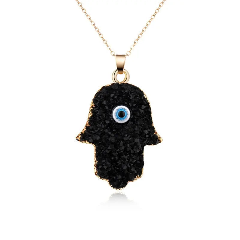 Turkish Evil Eye Pendant Choker Necklace Lucky Blue Evil Eyes Clavicle Chain Necklace nowadaysfashion