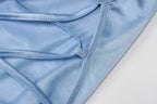 Women Satin Strap Mini Dress Lace Up Bandage Bodycon Backless Sexy Streetwear nowadaysfashion