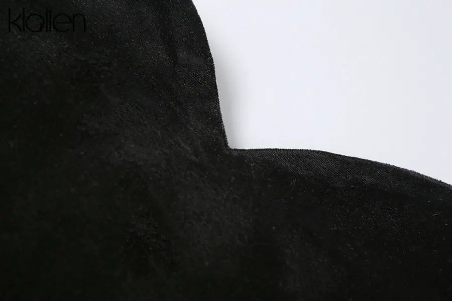 Black Strapless Dress Women New Simple Slim Removable Mesh sleeves Female Dress nowadaysfashion